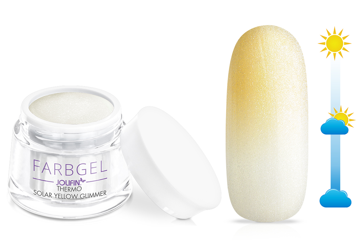 Jolifin Solar Colour Gel yellow Glimmer 5ml
