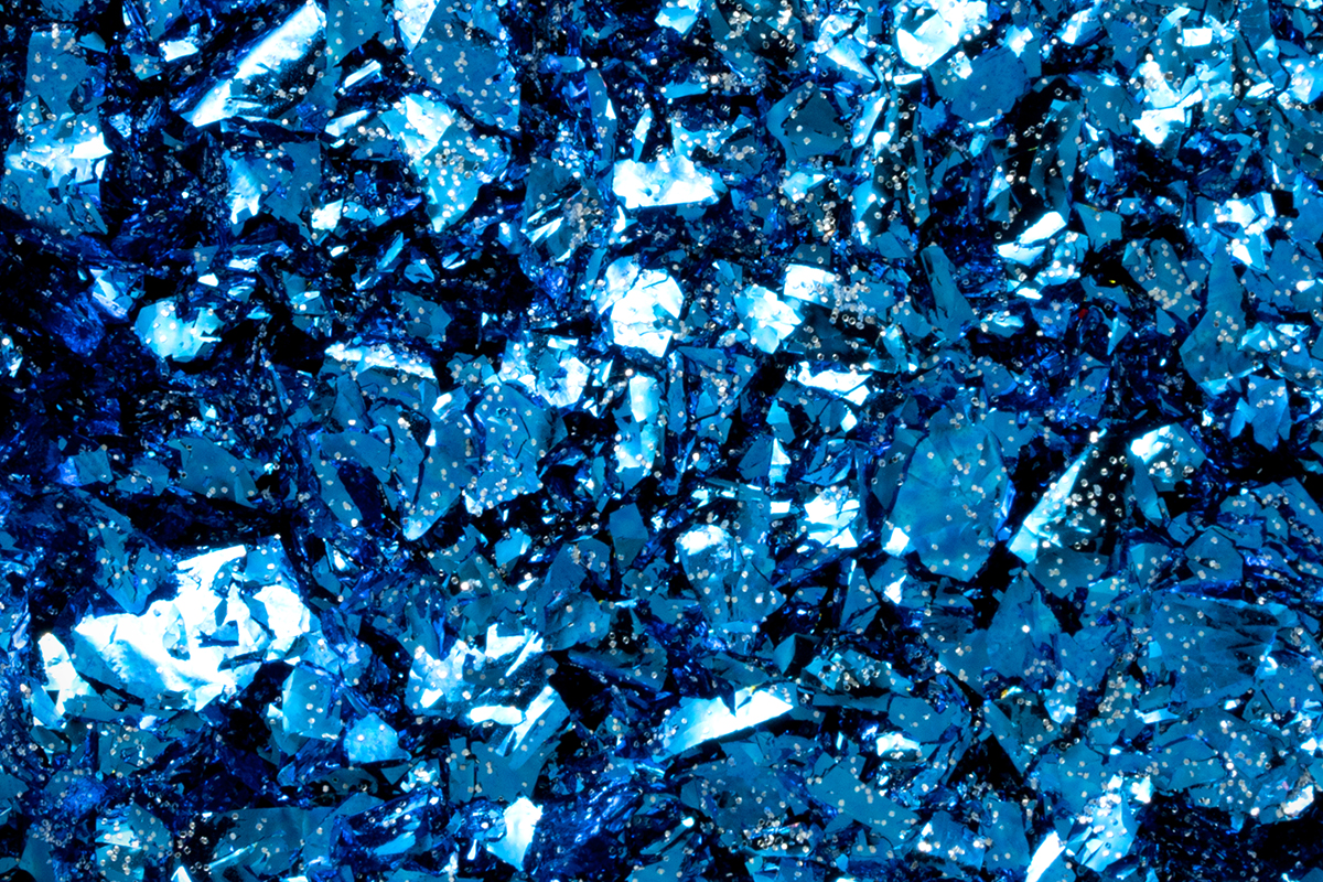 Jolifin Micro Chrome Flakes & Pigment - aqua & silver