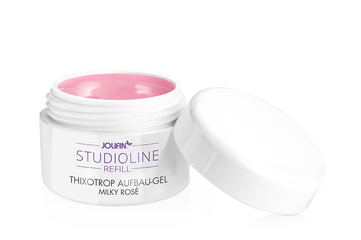 Jolifin Studioline Refill - Thixotrope build-up gel milky rosé 15ml