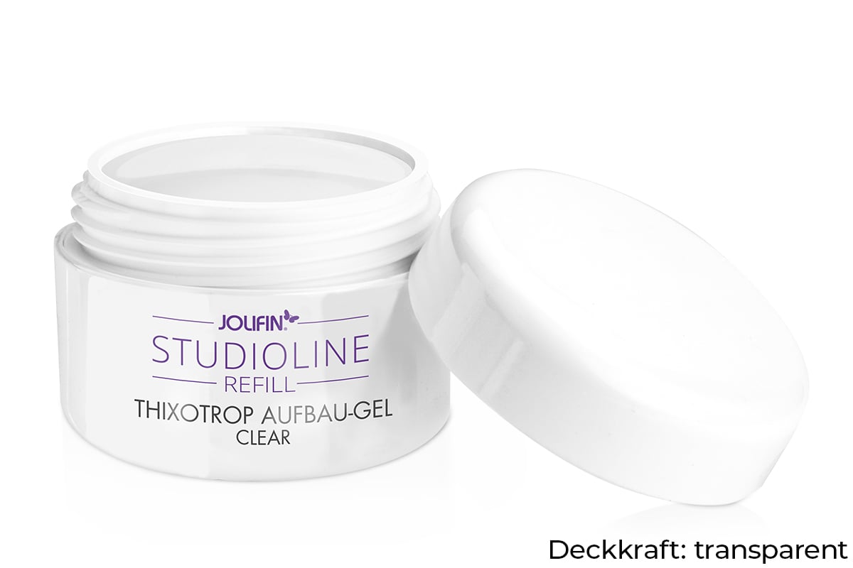 Jolifin Studioline Refill - Thixotrop Aufbau-Gel clear 5ml