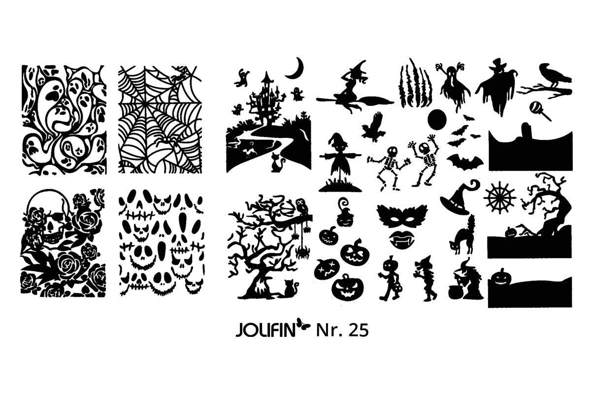 Jolifin Stamping-Schablone Nr. 25
