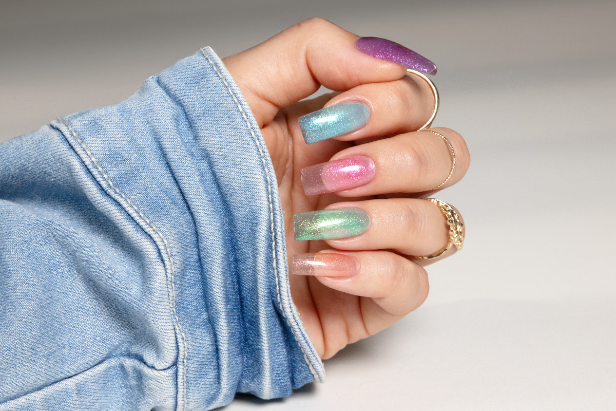 Jolifin LAVENI Shellac - Jelly Glas super shine purple 10ml