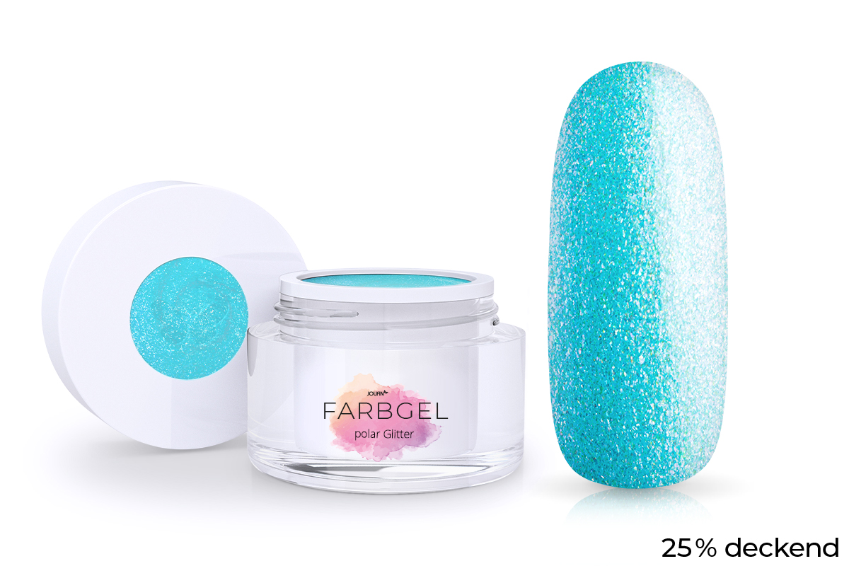 Jolifin colour gel polar glitter 5ml