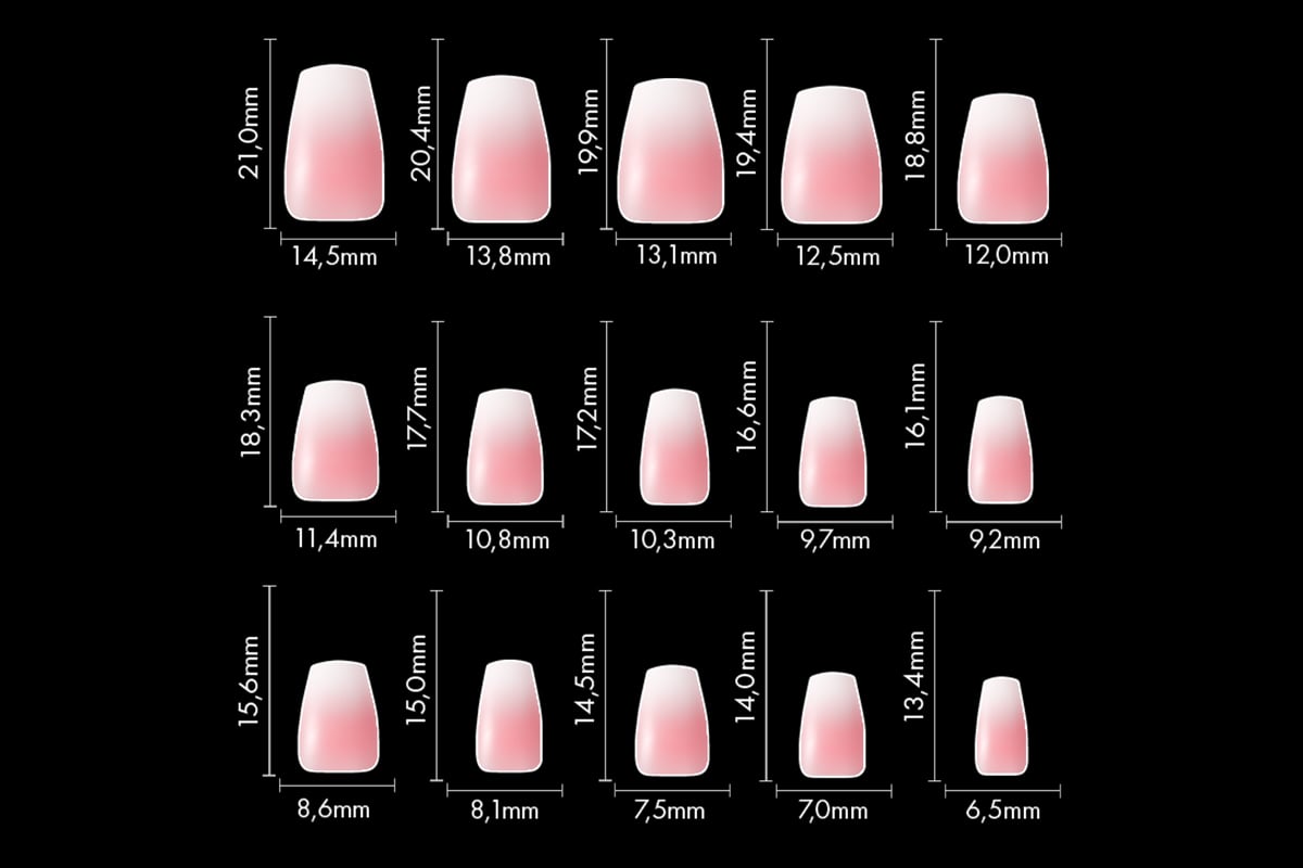 Jolifin 150er Tipbox Press-On Coffin - Babyboomer rosé