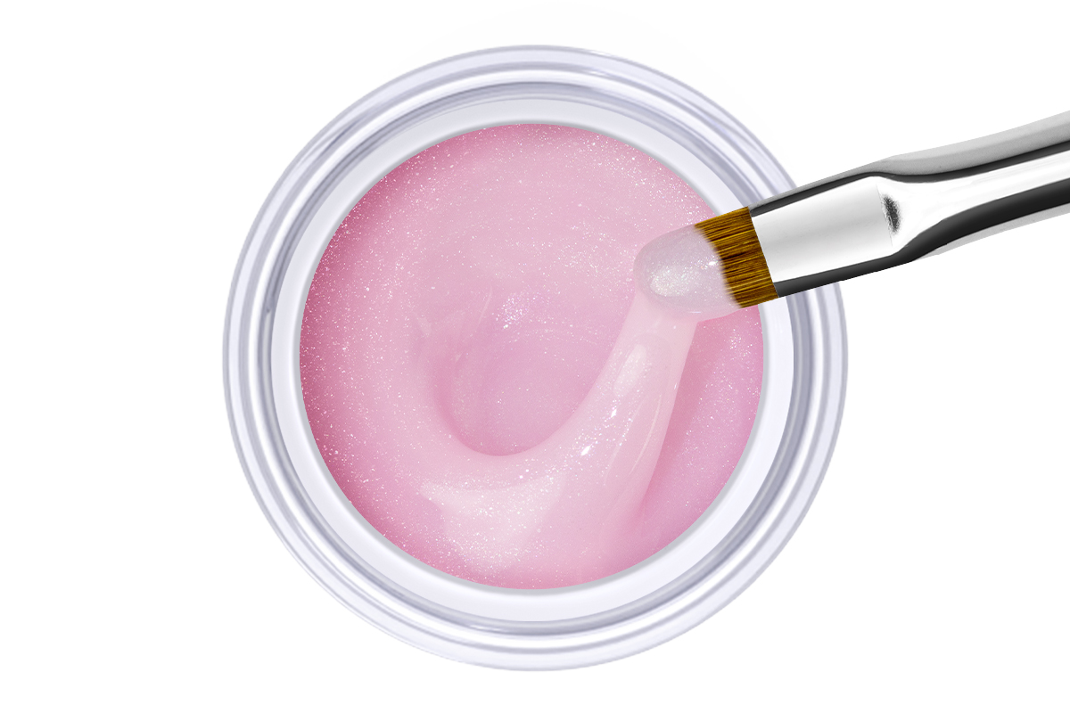 Jolifin Studioline - Build-up gel milky rosé mica 15ml 