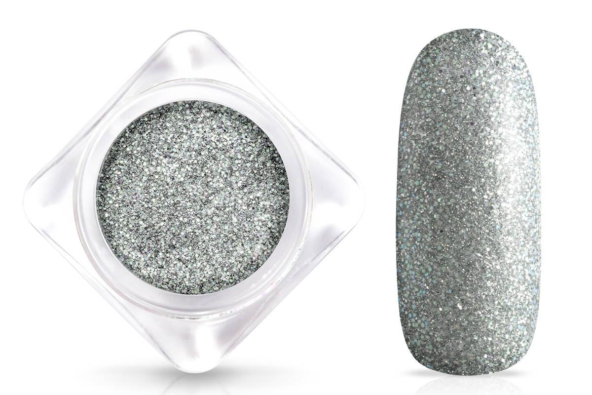 Jolifin Nightshine glitter powder - pastel-grey