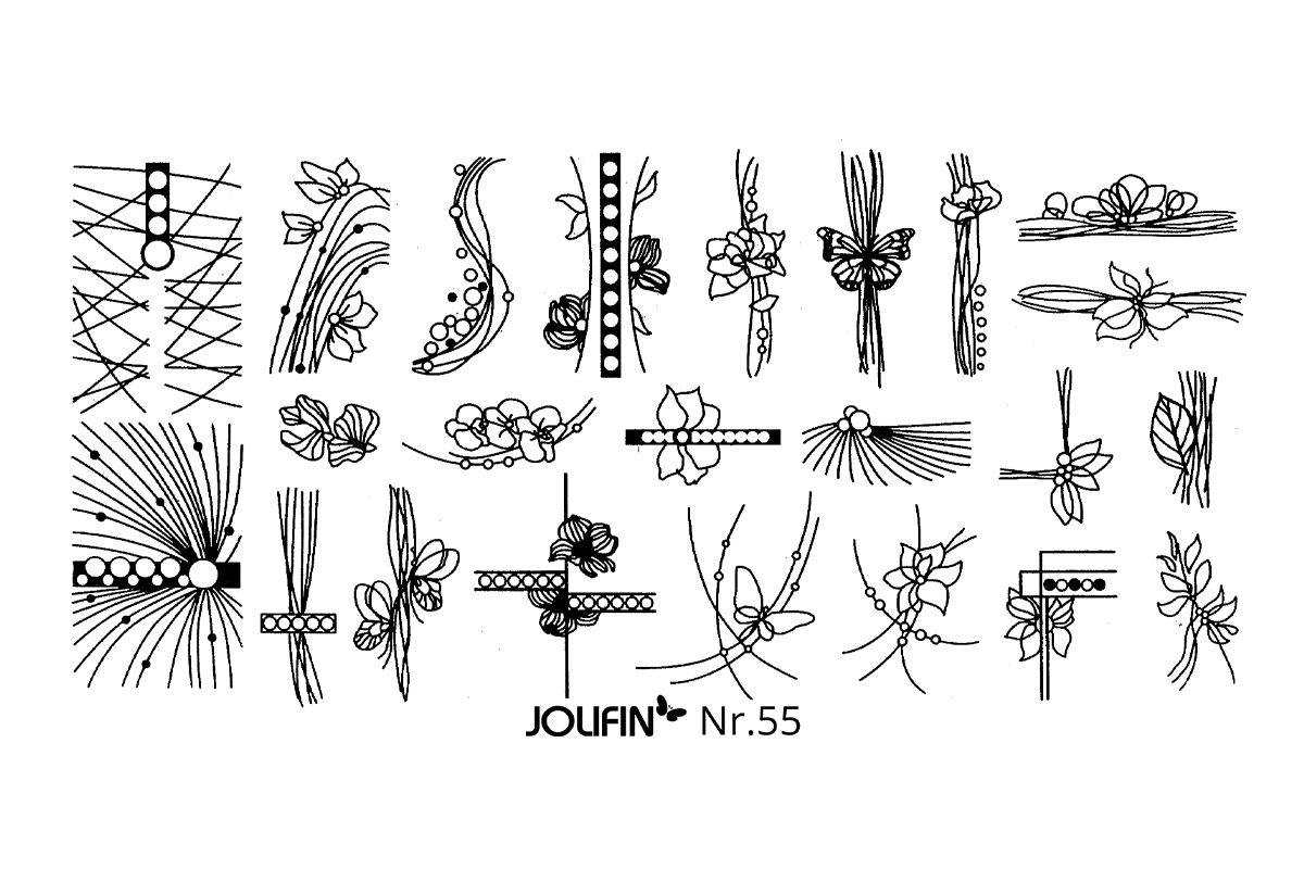 Jolifin Stamping Stencil No. 55
