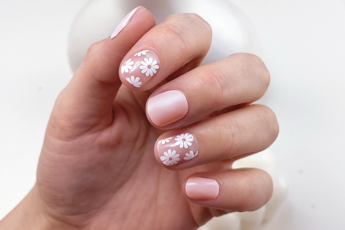 Jolifin LAVENI UV Gel Wraps - pastel-flowers Jolifin LAVENI UV Gel Wraps - pastel-flowers