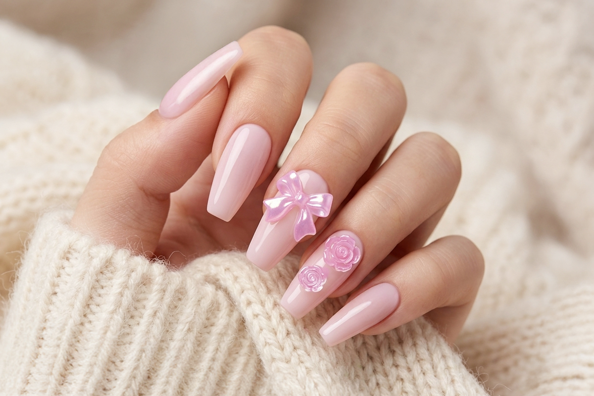 Jolifin Overlay Mix - pastell-pink  40Stk.