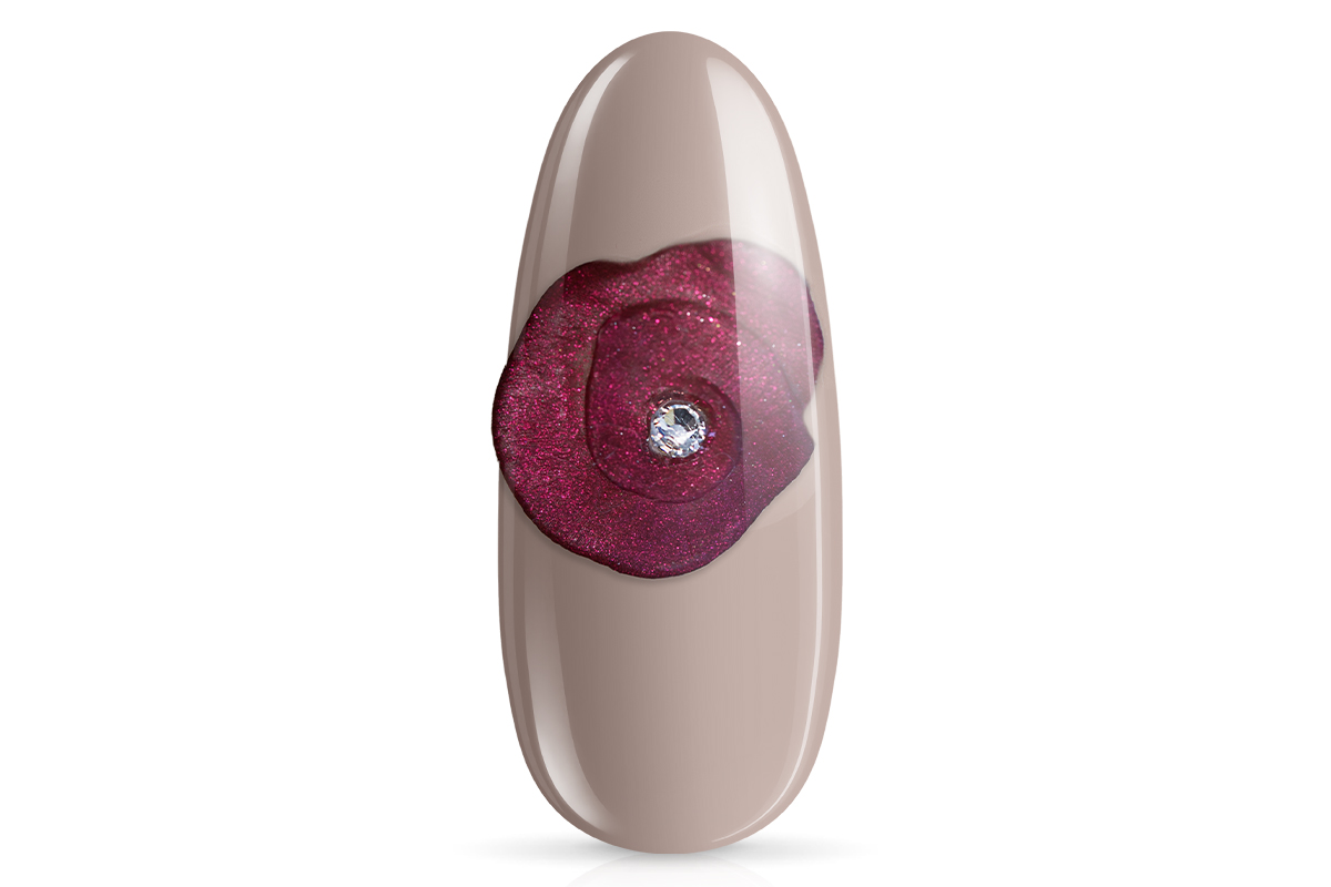 Jolifin LAVENI Plastilin 4D Gel - bordeaux Glimmer 5ml