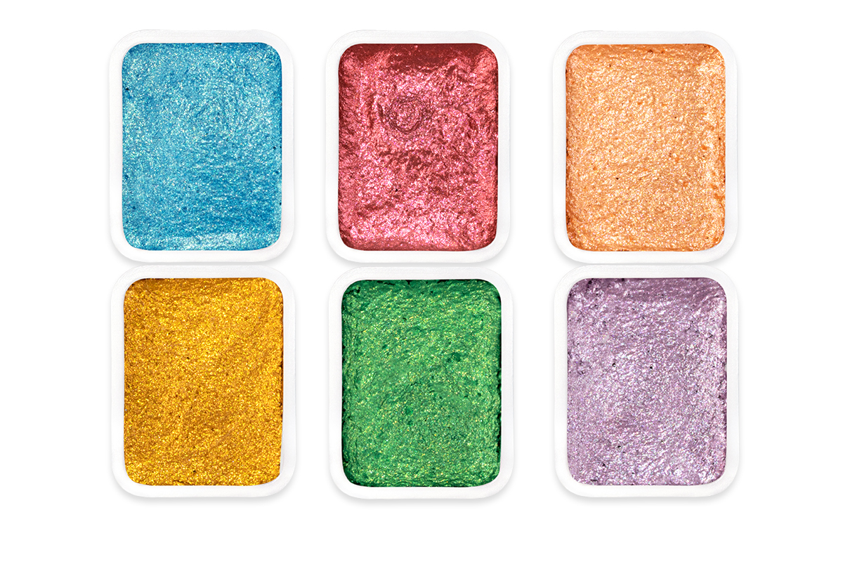 Jolifin Watercolour stains - Mother-of-pearl mix Jolifin Watercolour stains - Mother-of-pearl mix