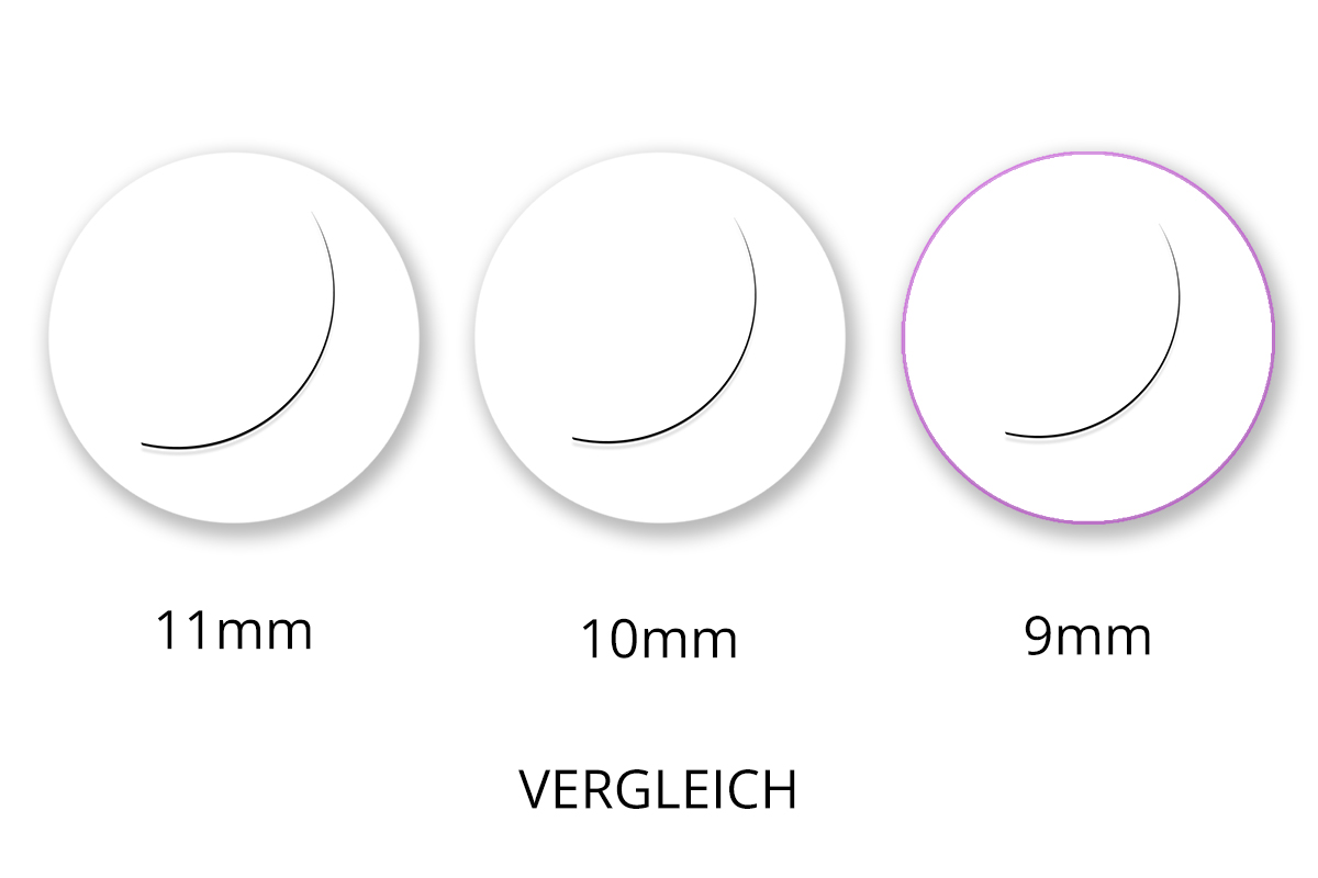 Jolifin Lashes - SingleBox 9mm - Volume D-Curl 0,07