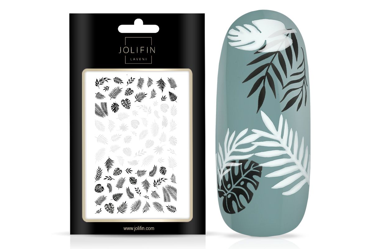 Jolifin LAVENI XL Sticker - black & white No. 2