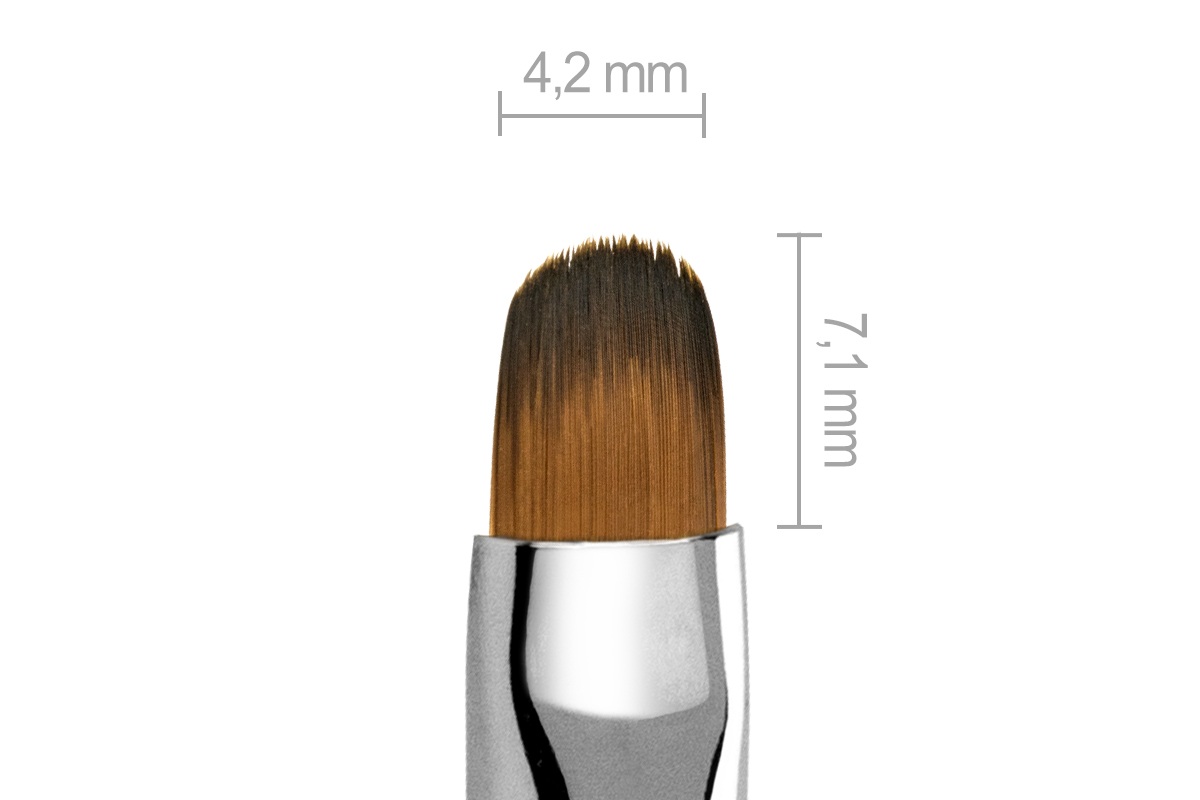 Jolifin Nature Brush - oval size 4