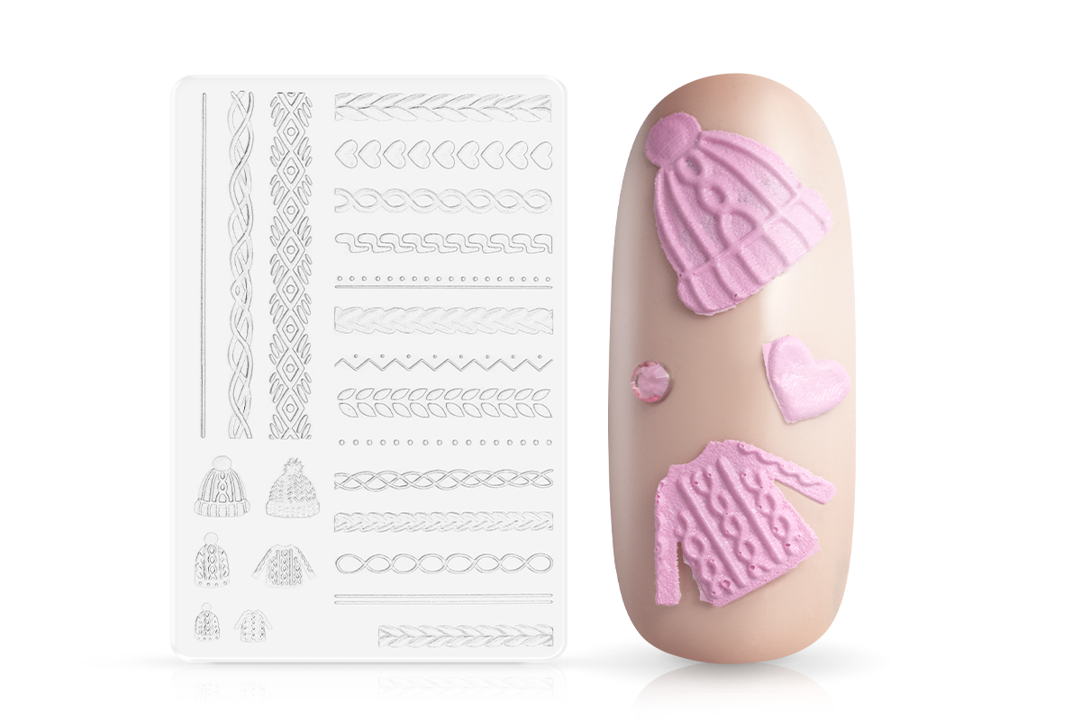 Jolifin 3D Silicone Stencil - extra flat no. 2 Jolifin 3D Silicone Stencil - extra flat no. 2