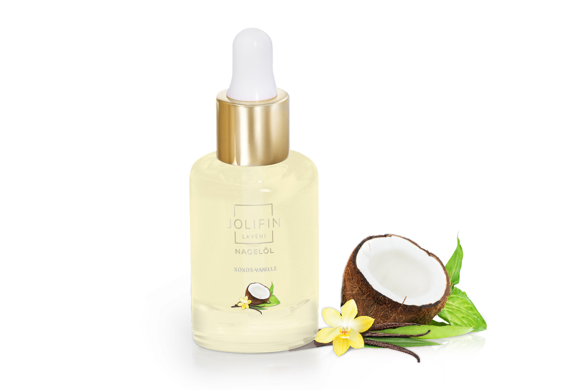 Jolifin LAVENI Nagelöl - Kokos-Vanille 10ml