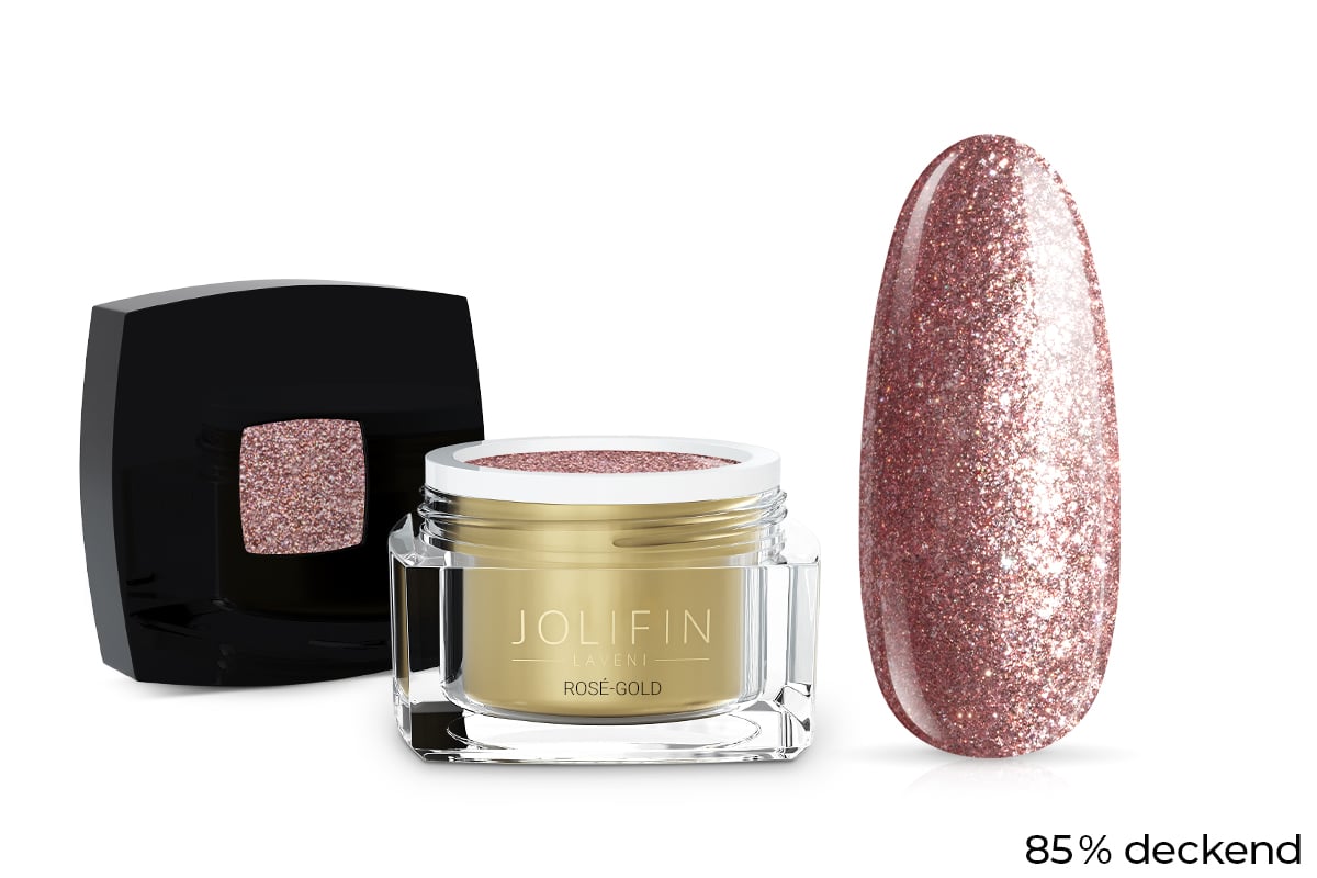 Jolifin LAVENI Colour Gel - rose-gold 5ml