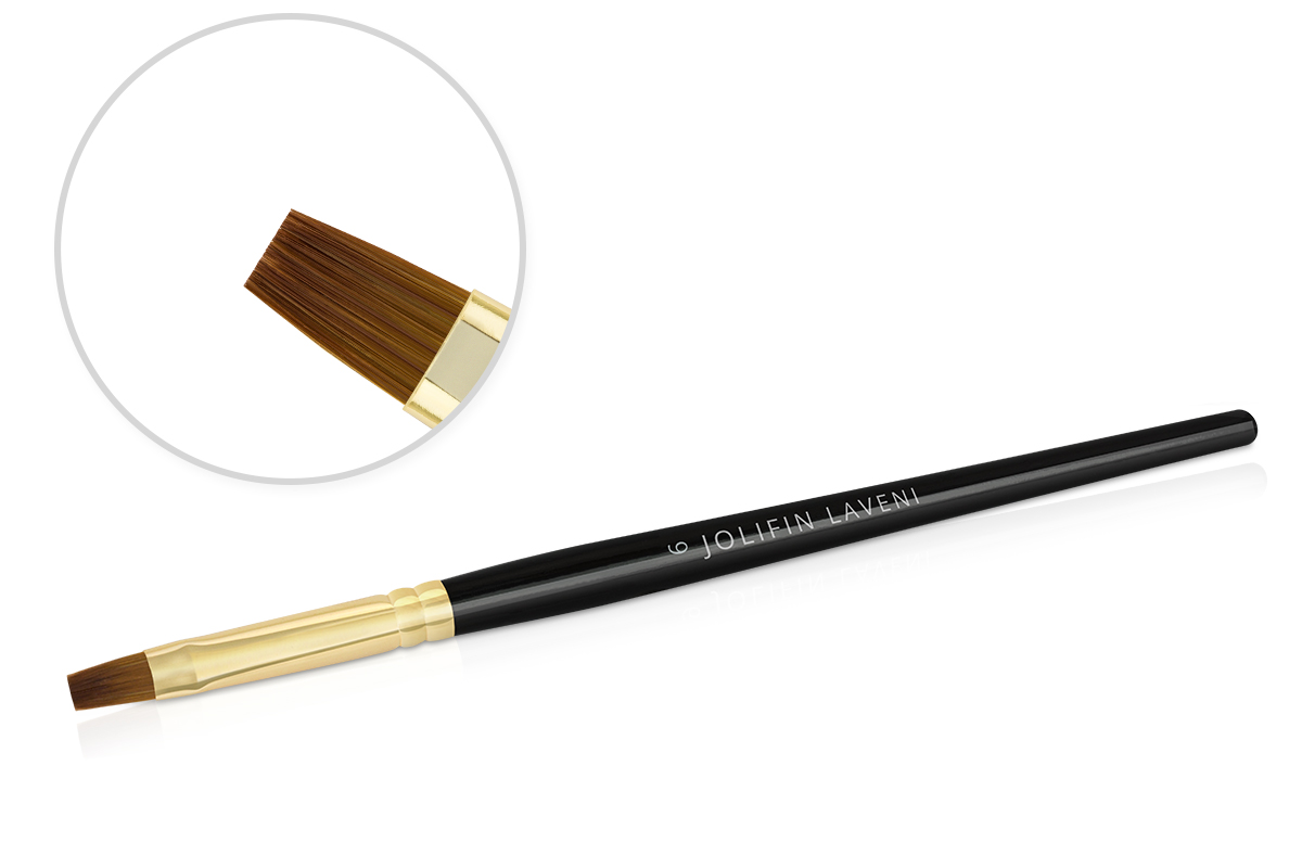Jolifin LAVENI Brush - Gel flat size 6