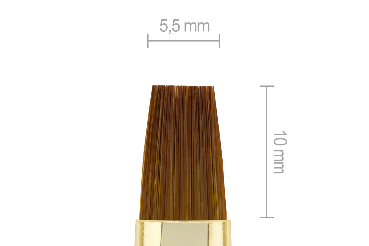 Jolifin LAVENI Brush - Gel flat size 6