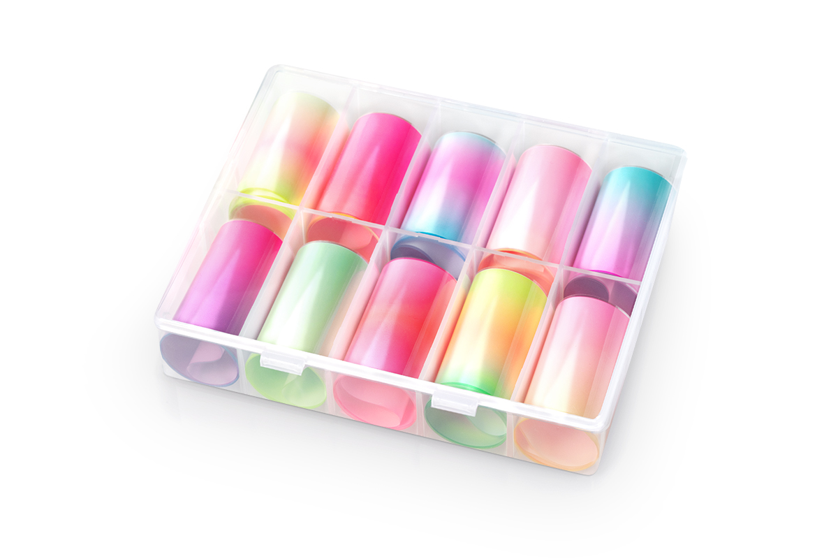 Jolifin Transfer Nail Foil Box - Ombre II