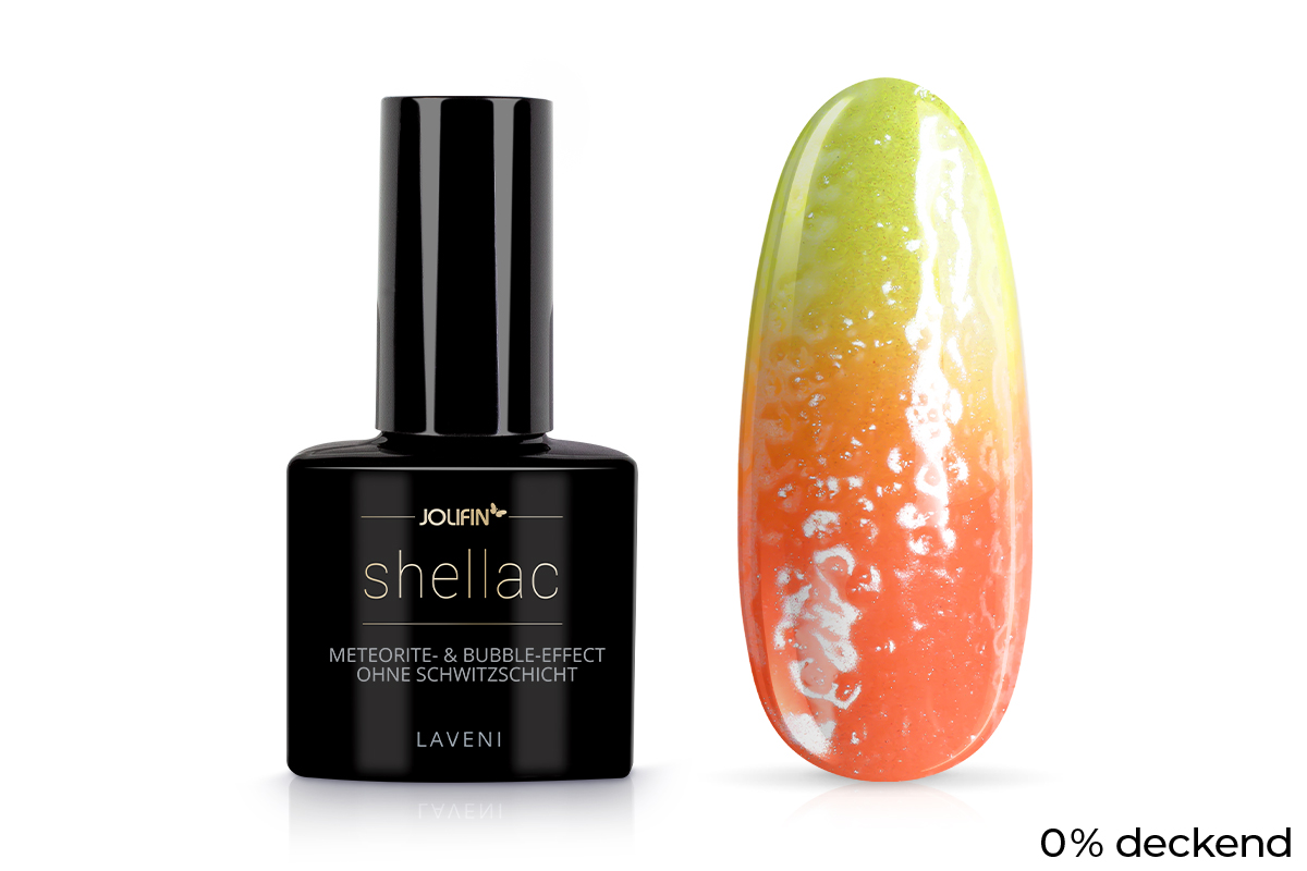 Jolifin LAVENI Shellac - Meteorite- & Bubble-Effect ohne Schwitzschicht 10ml