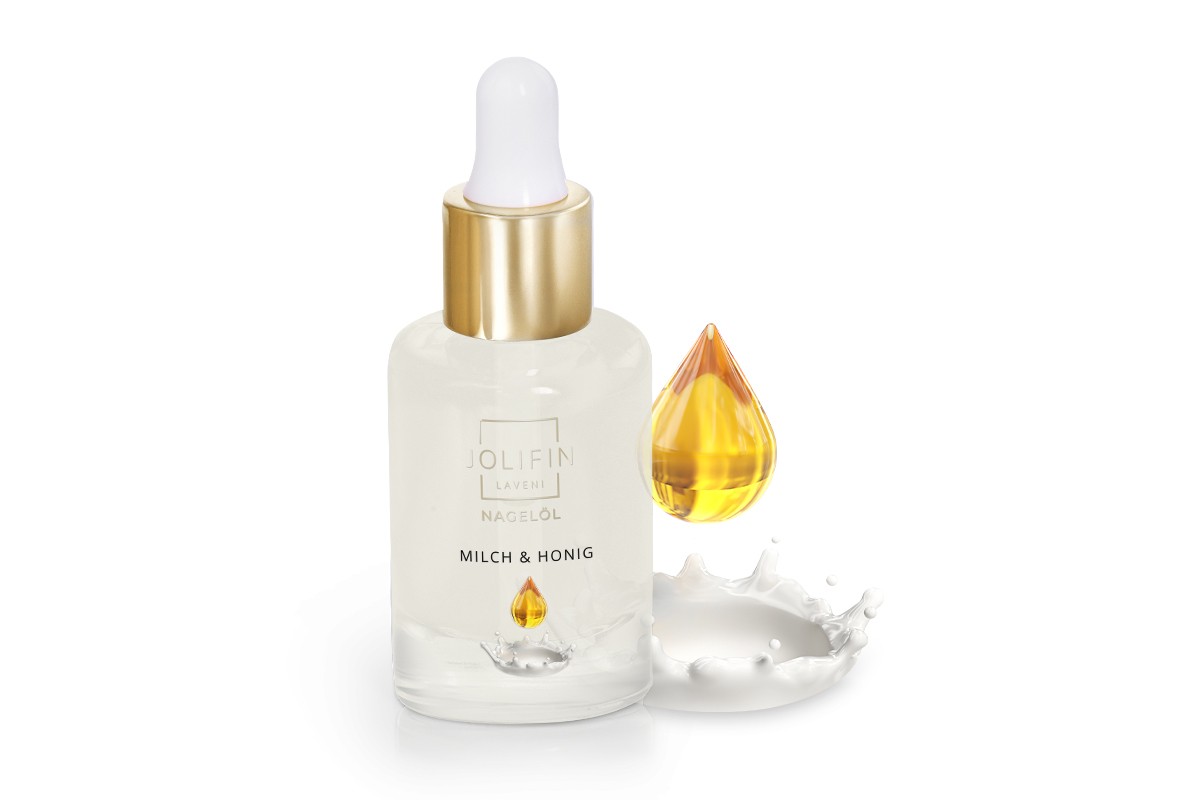 Jolifin LAVENI Nagelöl - Milch & Honig 10ml