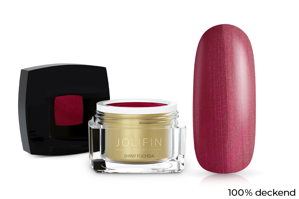 Jolifin LAVENI Colour Gel - shiny fuchsia 5ml