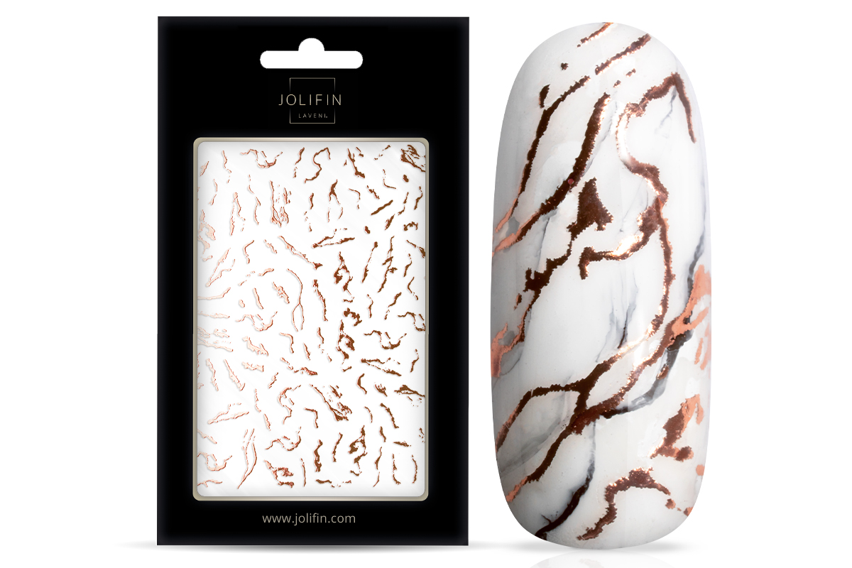 Jolifin LAVENI XL Sticker - rose gold no. 3