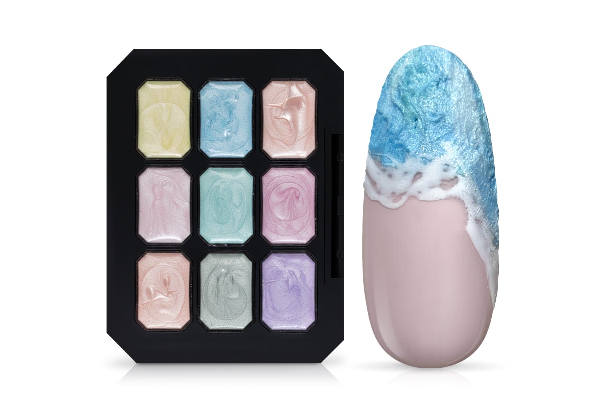 Jolifin Structure Oil Painting & Ombre Gel Palette - Pastel Pearl
