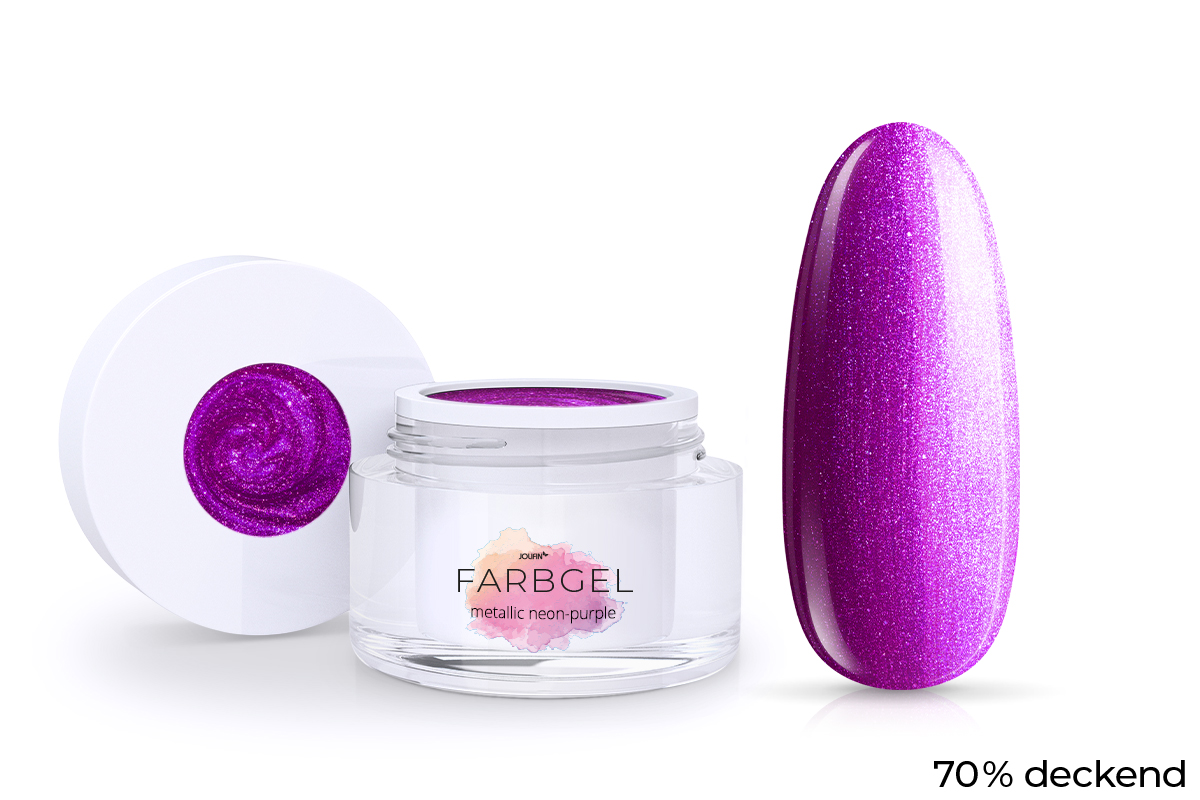 Jolifin colour gel metallic neon-purple 5ml
