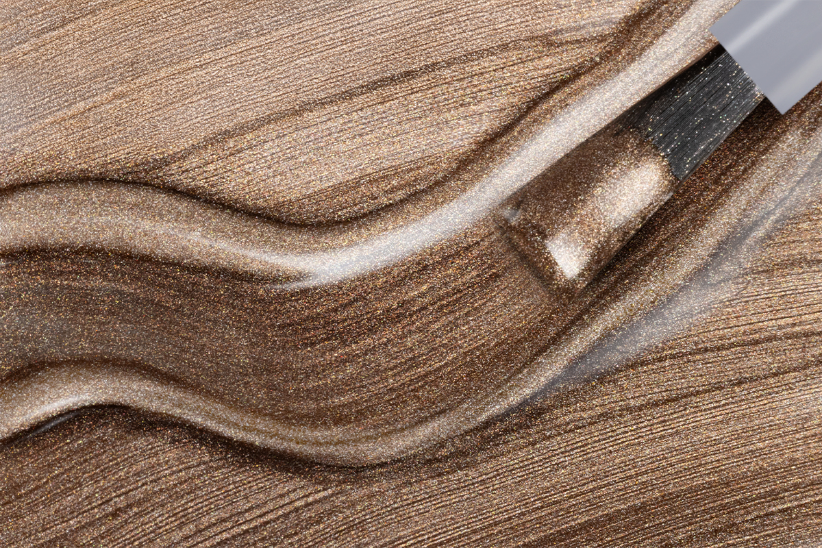 Jolifin LAVENI 3in1 Shellac - metallic pearl brown 10ml