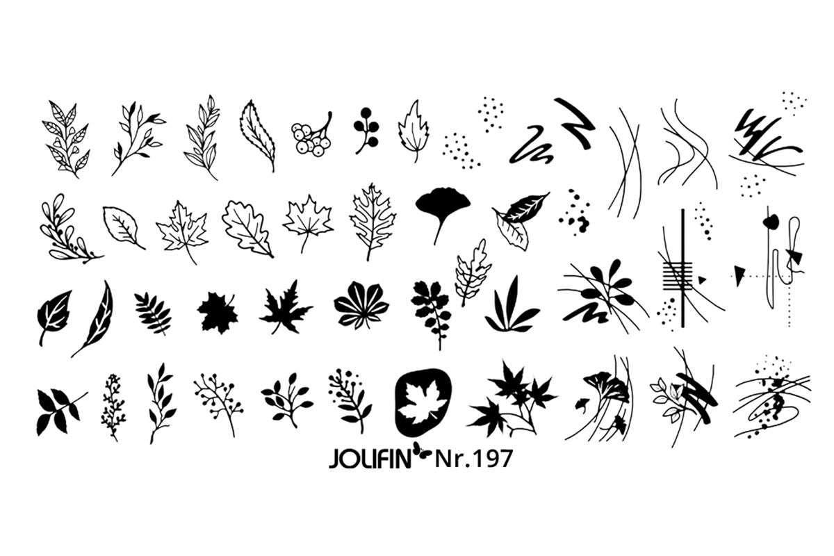 Jolifin Stamping stencil - No. 197