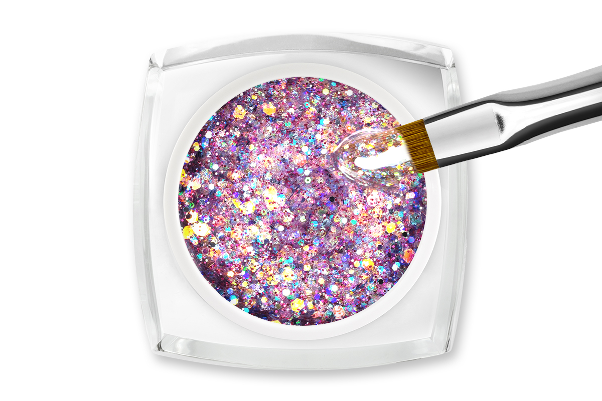 Jolifin LAVENI Farbgel - unicorn glitter 5ml