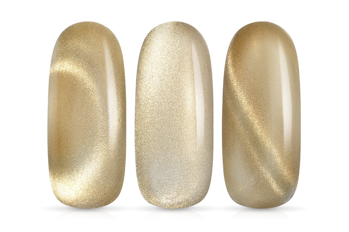 Jolifin LAVENI Shellac - Cat-Eye 9D pure-gold 10ml