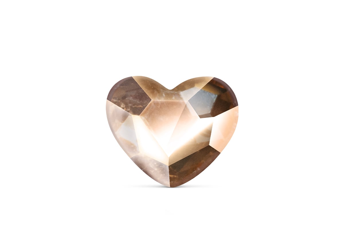 Jolifin LAVENI Rhinestone Diamonds - nude hearts