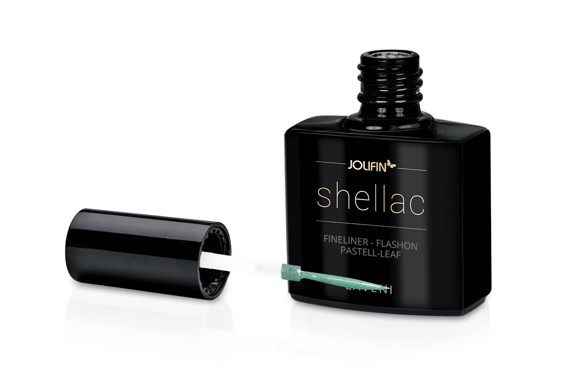 Jolifin LAVENI Shellac Fineliner - FlashOn pastel-leaf 10ml