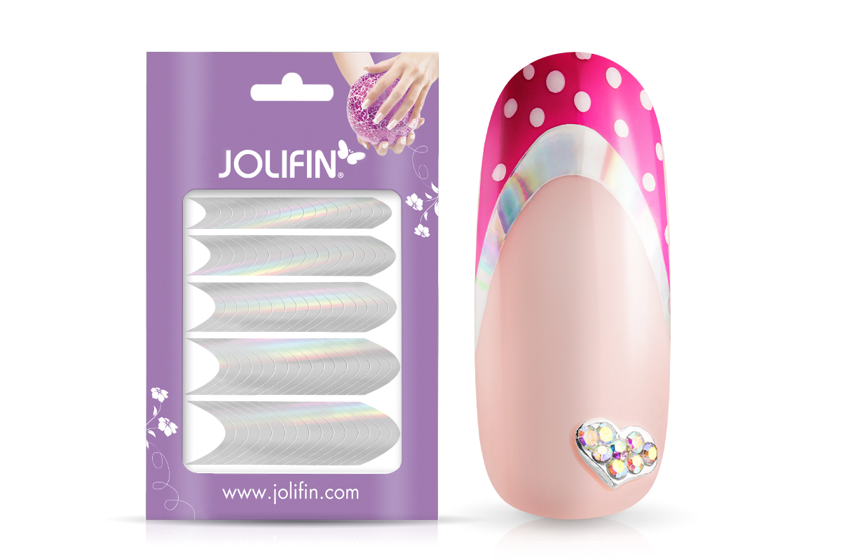 Jolifin Chrome French Sticker silver