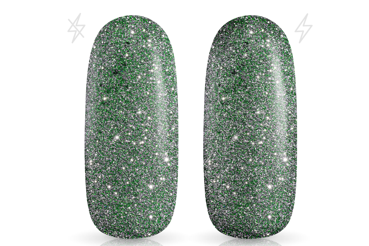 Jolifin LAVENI FlashOn Glitterpuder - green