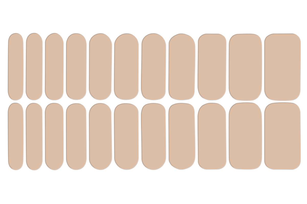 Jolifin LAVENI Nagellack-Wraps - make-up
