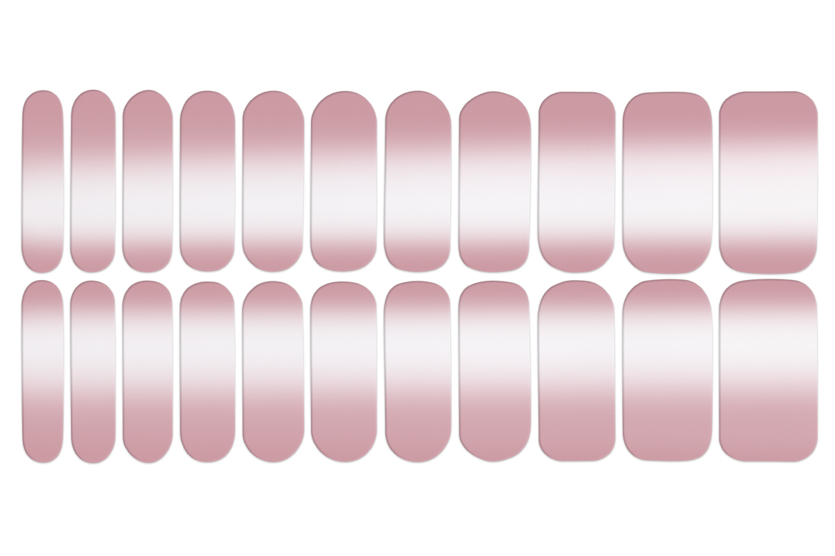 Jolifin LAVENI Nagellack-Wraps - Babyboomer make-up