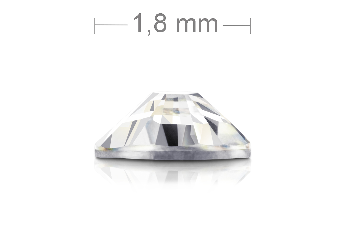 Jolifin Brilliant Rhinestones clear 1,8mm