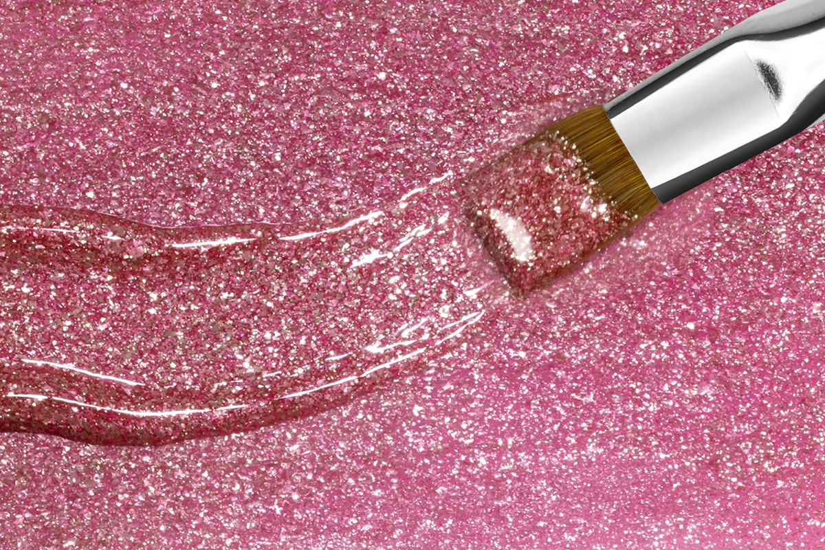 Jolifin colour gel diamond chrome - rosy 5ml