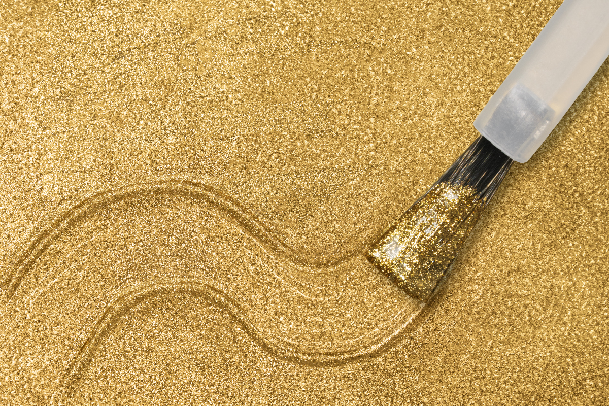 Jolifin Liquid Super Mirror-Chrome Pigment - hologramm gold 6ml