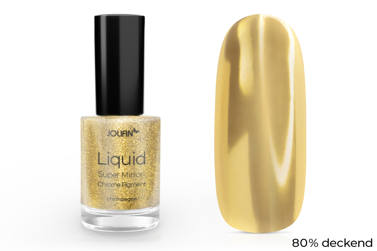 Jolifin Liquid Super Mirror-Chrome Pigment - champagne 6ml