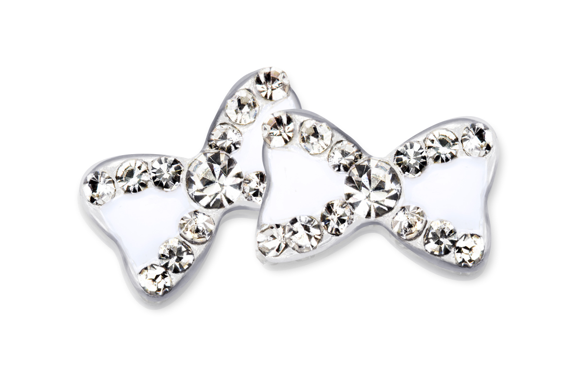 Jolifin Overlay white bow small