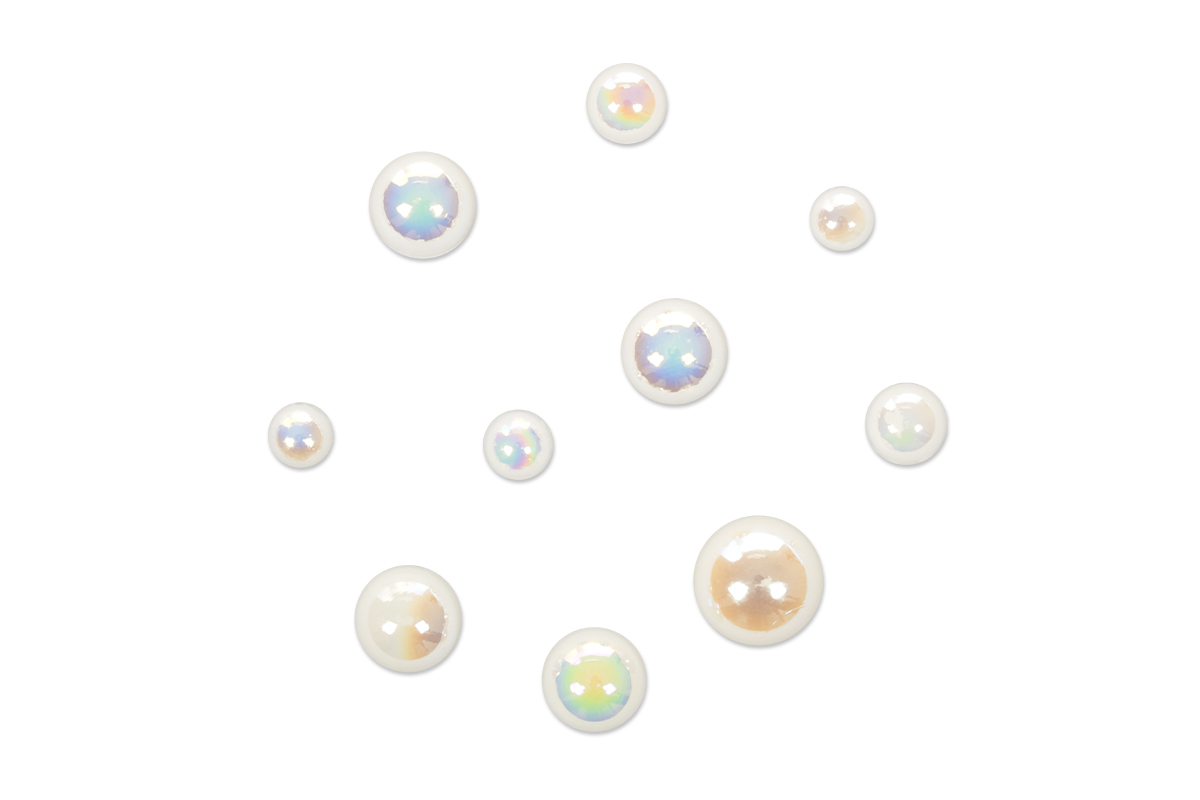 Jolifin half pearl display - cream