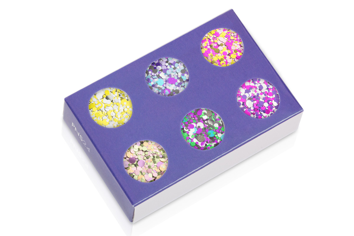 PNS24 Glitter Set - Chrome sequins