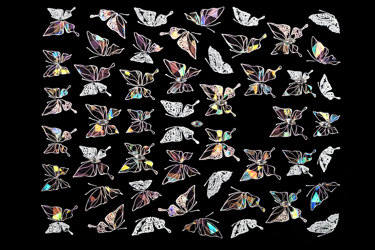 Jolifin LAVENI XL Sticker - Rhinestone No. 3