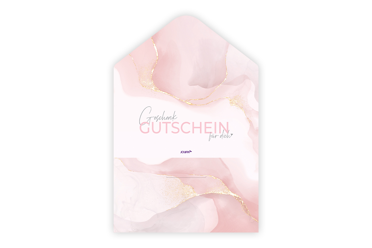 Einkaufsgutschein: 25 Euro - pink marble