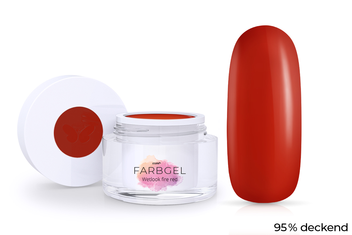 Jolifin Wetlook colour gel fire red 5ml